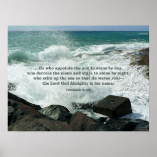 Jérémie 31:35 POSTER Imprimer