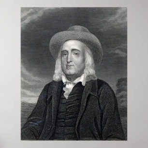 Jeremy Bentham 'von der Galerie der Porträts Poster