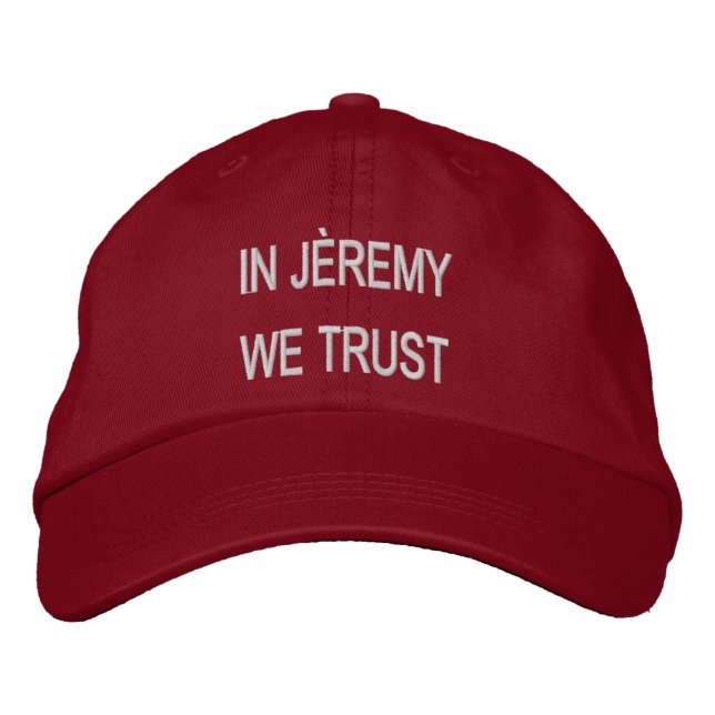 Jeremy Corbyn Arsène Cap Bestickte Kappe (Vorderseite)