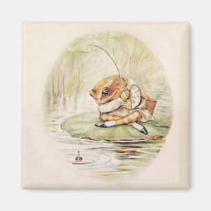 "Jeremy Fisher on a Lilypad" von Beatrix Potter Magnet