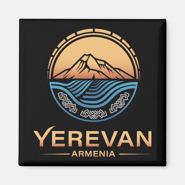Jerewan Armenien Magnet (Vorne)