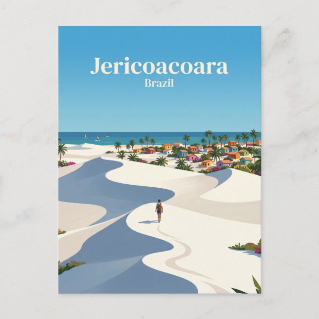 Jericoacoara Brasilien Postkarte (Vorderseite)