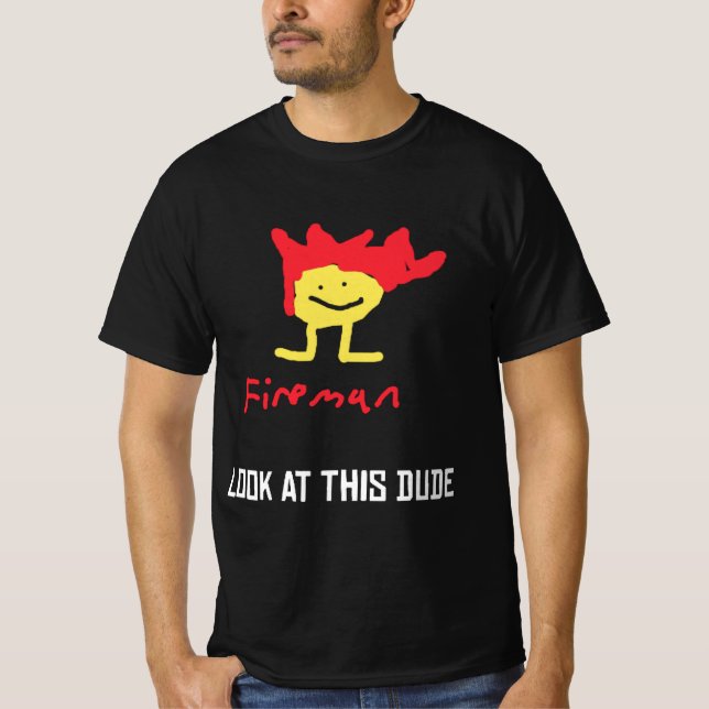 Jerma Fireman SIEHT DIESEN TYP AN T-Shirt (Vorderseite)