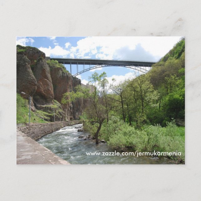 Jermuk Postkarte (Vorderseite)