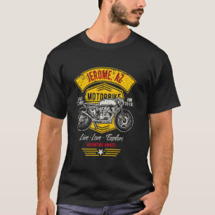 Jerome AZ USA Retro Distressed Style Motorrad De T-Shirt