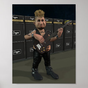 Jerome "Boom" Bloom von den Pnksters Poster