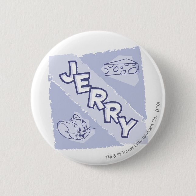 Jerry Blue Cheese Logo Button (Vorderseite)