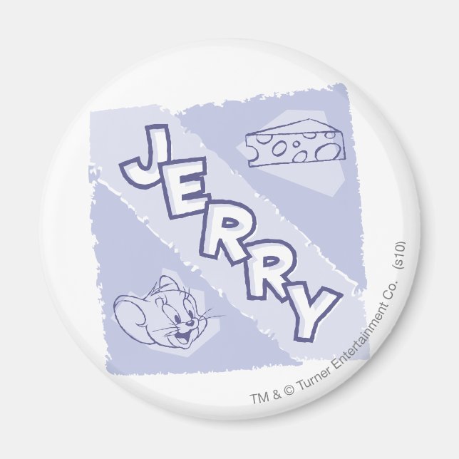 Jerry Blue Cheese Logo Magnet (Vorne)