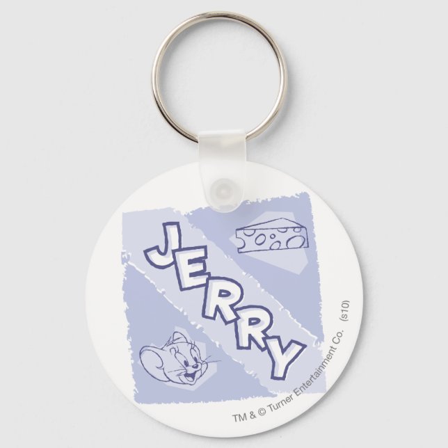 Jerry Blue Cheese Logo Schlüsselanhänger (Vorderseite)