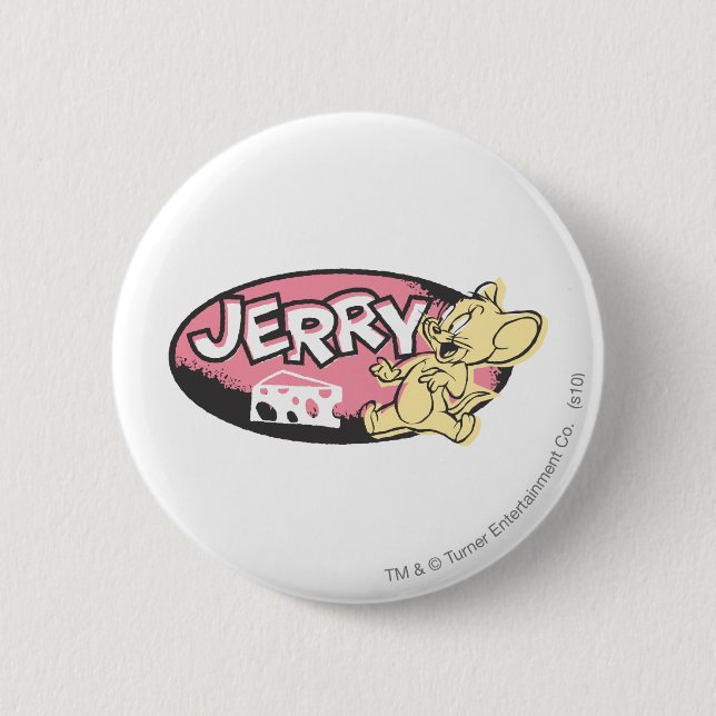 Jerry Cheese Logo Button (Vorderseite)