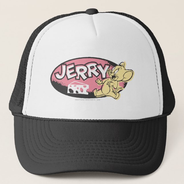 Jerry Cheese Logo Truckerkappe (Vorderseite)