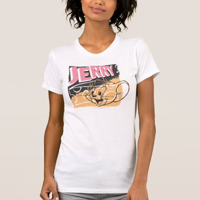 Jerry Face über Käse T-Shirt (Vorderseite)
