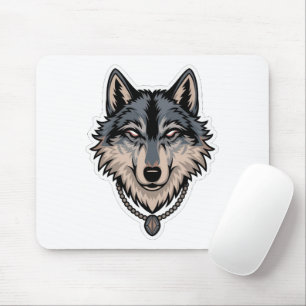 Jerry Garcia wolf Mousepad