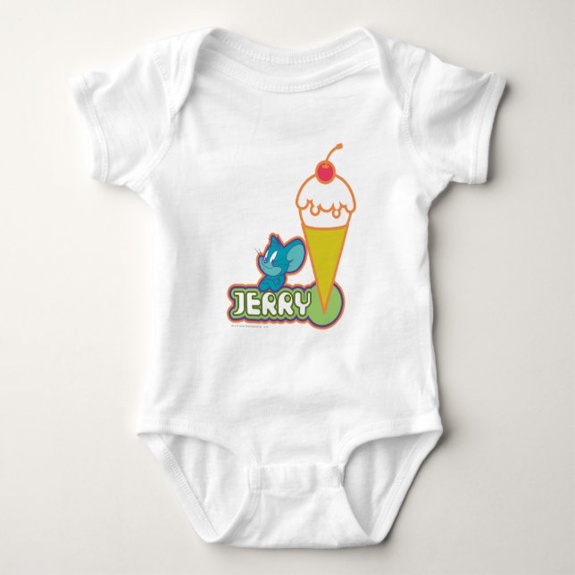 Jerry Ice Cream Baby Strampler (Vorderseite)
