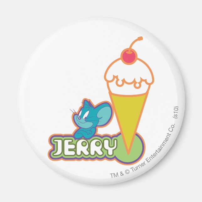 Jerry Ice Cream Magnet (Vorne)