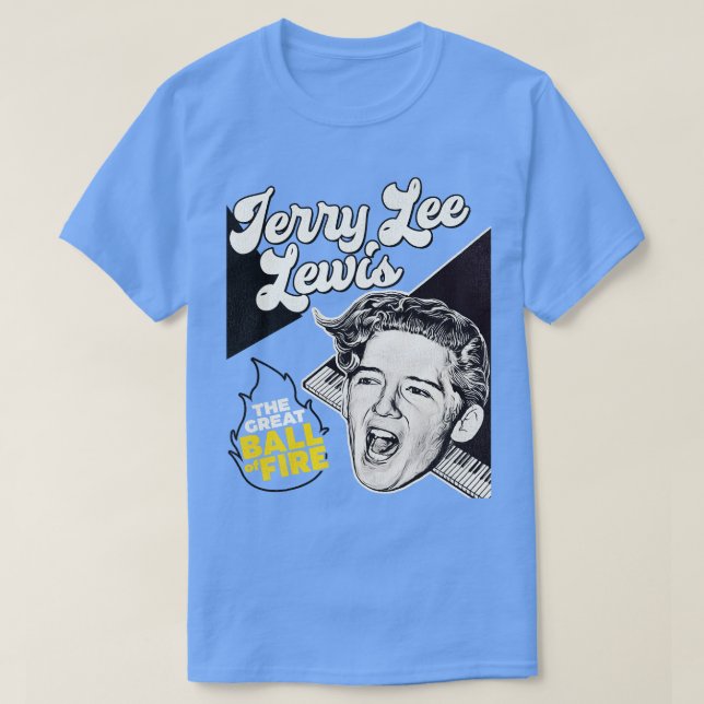 Jerry Lee Lewis Der große Ball des Feuers T-Shirt (Design vorne)