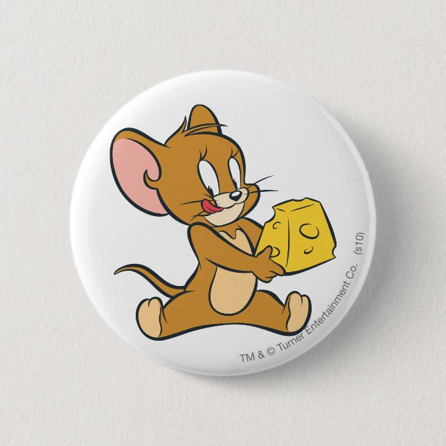 Jerry Likes His Cheese Button (Vorderseite)