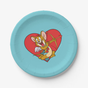 Jerry Mouse als Valentine Cupid Pappteller