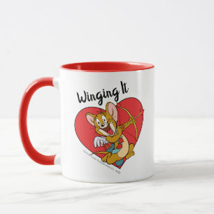 Jerry Mouse verkleidet als Valentine Cupid Tasse
