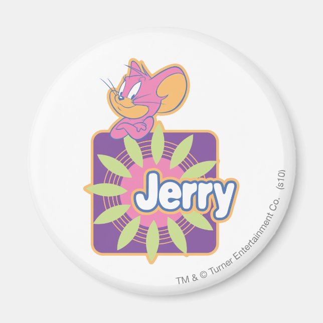Jerry Neon Mouse Magnet (Vorne)