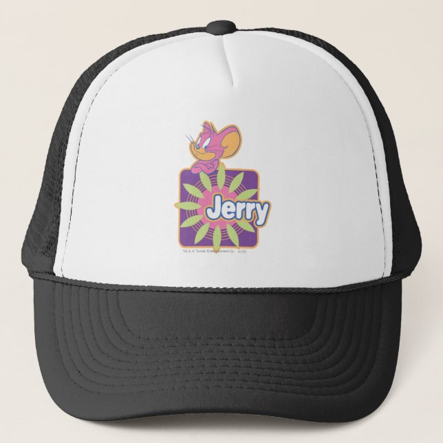 Jerry Neon Mouse Truckerkappe (Vorderseite)
