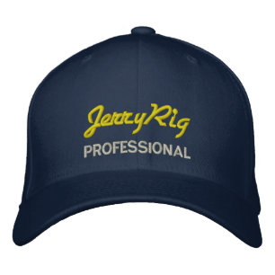 Jerry Rig Beruflich Bestickte Baseballkappe