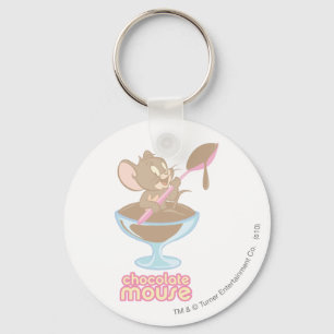 Jerry-Schokoladen-Maus Schlüsselanhänger