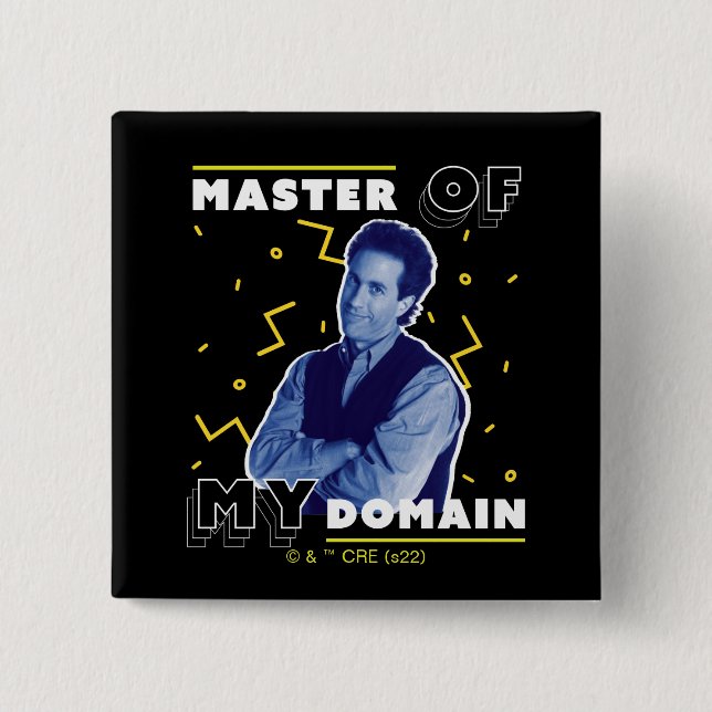 Jerry Seinfeld | Master of My Domain Button (Vorderseite)