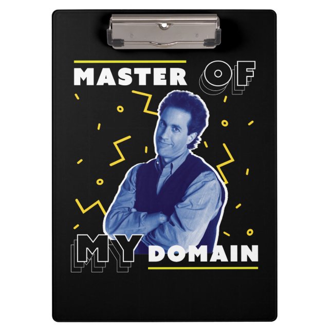Jerry Seinfeld | Master of My Domain Klemmbrett (Vorderseite)