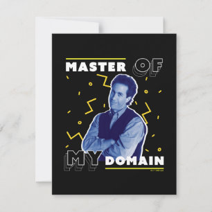 Jerry Seinfeld   Master of My Domain Mitteilungskarte