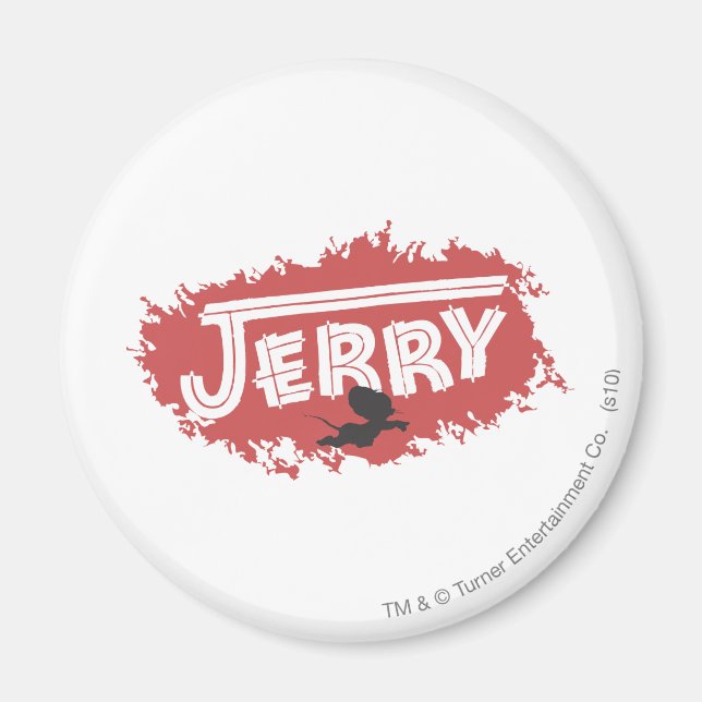 Jerry-Silhouette-Logo Magnet (Vorne)
