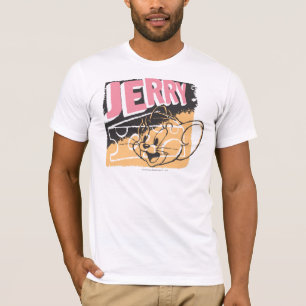 Jerry stellen auf Käse gegenüber T-Shirt
