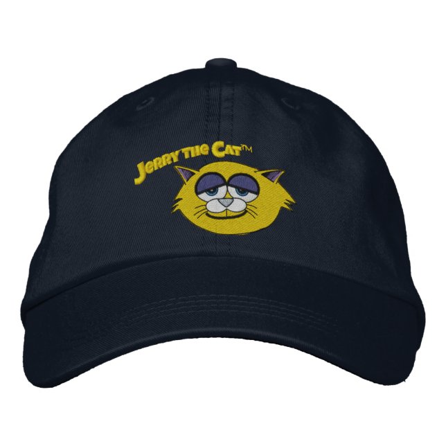 Jerry The Cat bestickt Bestickte Baseballkappe (Vorderseite)