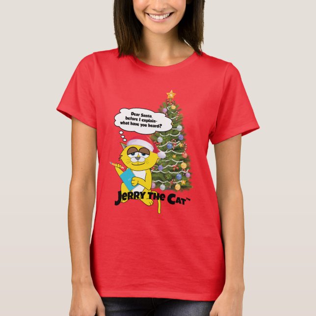 Jerry The Cat Holiday Shirt (Vorderseite)