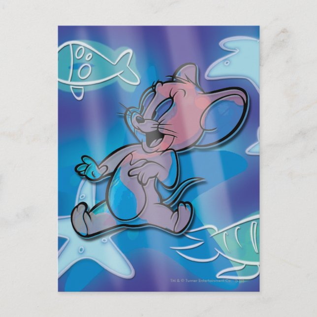 Jerry Trippy Fish Postkarte (Vorderseite)