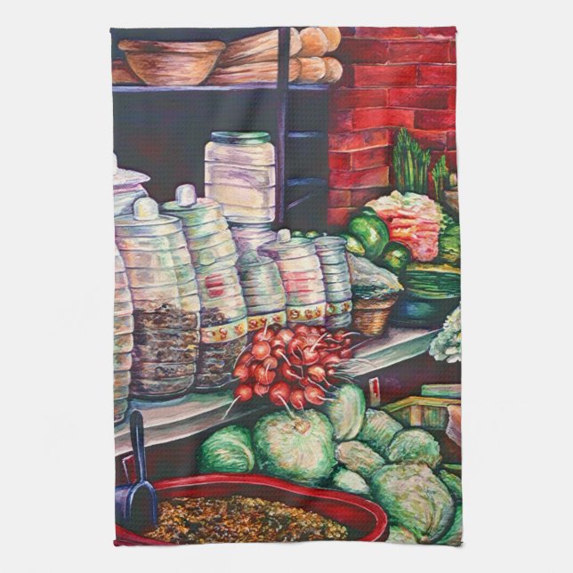 Jerry's Jelly Jars, Mexiko Geschirrtuch (Vertikal)