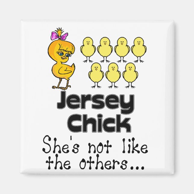 Jersey Chick Magnet (Vorne)