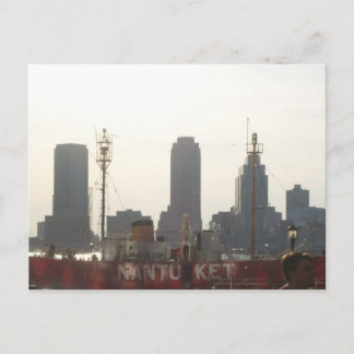 Jersey City aus Manhattan Postkarte