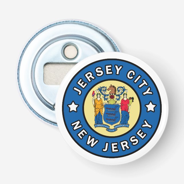 Jersey City New Jersey Flaschenöffner (Vorderseite)