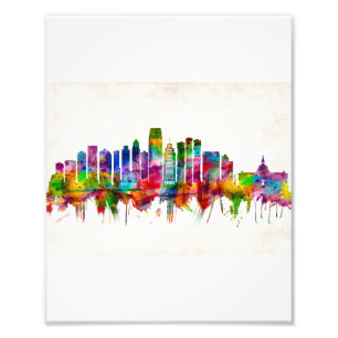 Jersey City New Jersey Skyline Fotodruck