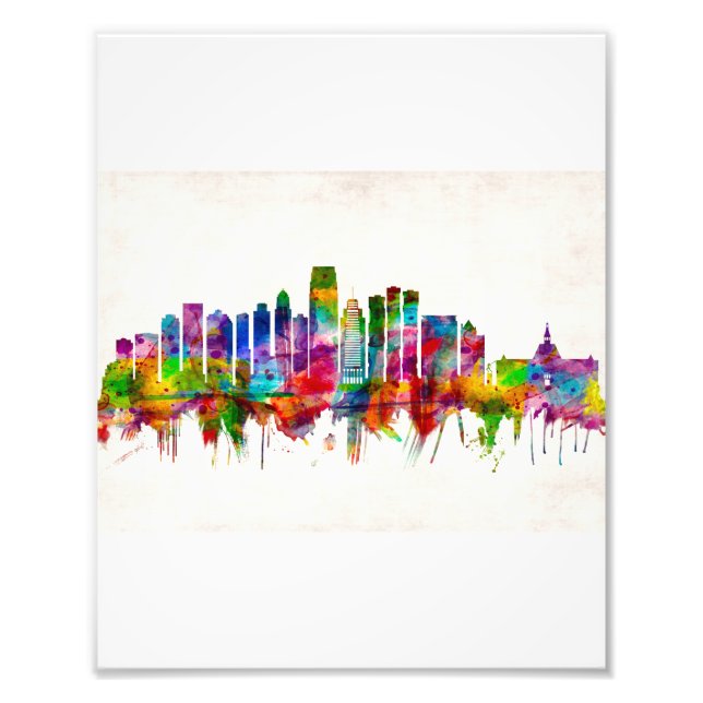 Jersey City New Jersey Skyline Fotodruck (Vorne)