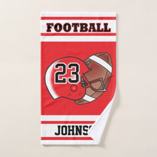 Jersey de football rouge et blanc
