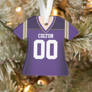 Jersey de football violet/or