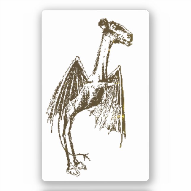 Jersey Devil Aufkleber (Vorderseite)