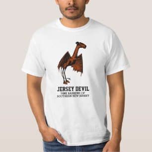 Jersey Devil Creature Cryptid Anpassbarer Text T- T-Shirt