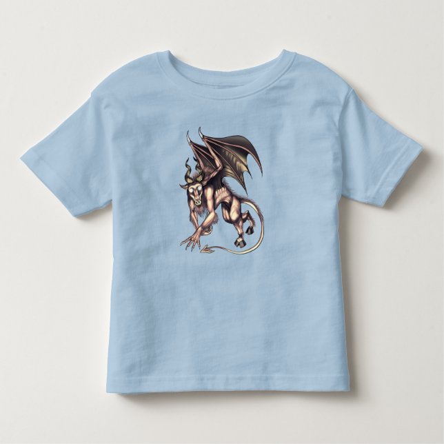 Jersey Devil Cryptid Creature Kleinkind T-shirt (Vorderseite)