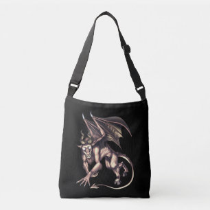Jersey Devil Cryptid Creature Tragetaschen Mit Langen Trägern