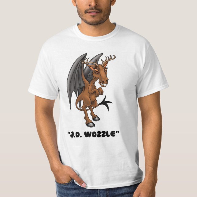Jersey Devil "J.D. Wozzle" Cryptid T - Shirt (Vorderseite)