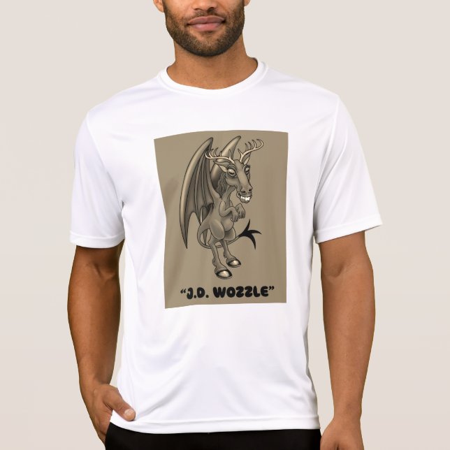 Jersey Devil "J.D. Wozzle" T-shirt Cryptid (Devant)
