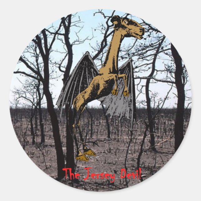 Jersey Devil Sticker (Vorderseite)